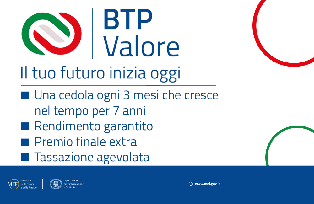 Visual news Btp Valore ottobre 2025